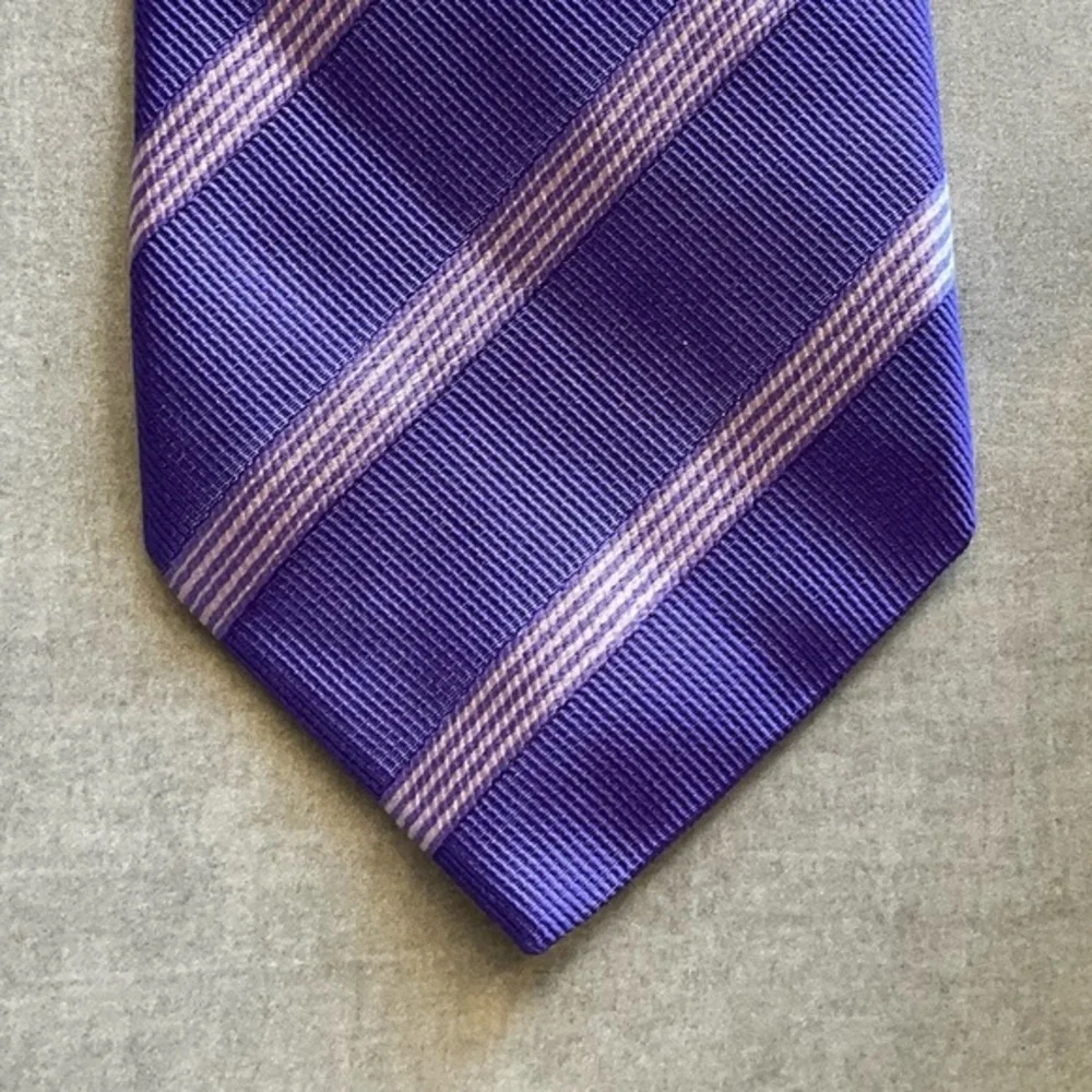 Thomas Pink Striped Silk Tie
